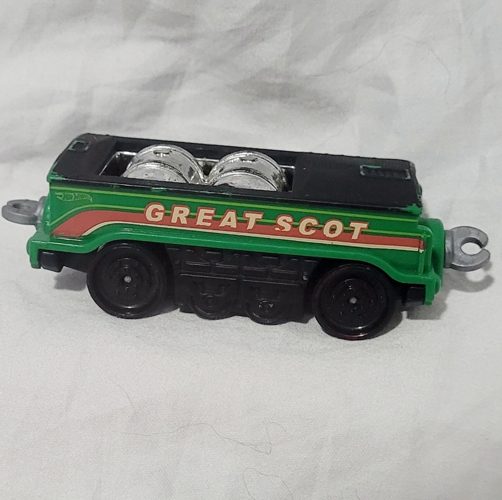 Rare Hot Wheels Rapid Transit Great Scot Train Tender Car 2011